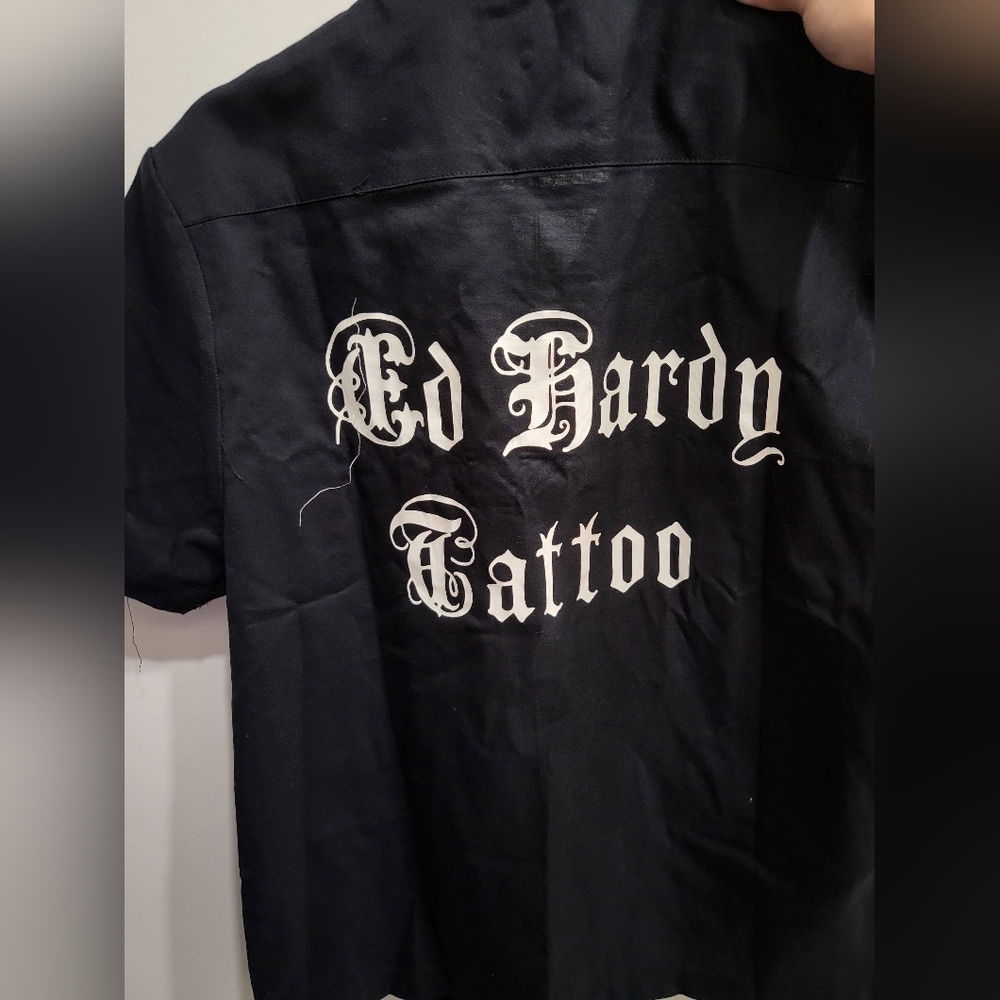 SOLD DONT BUY Ed Hardy Tattoo Mechanic Core Fashion shirt